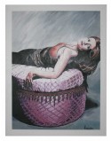 Cadre en pin veiné - 10 coloris