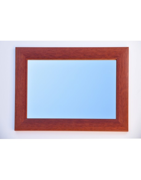 Miroir cadre marron